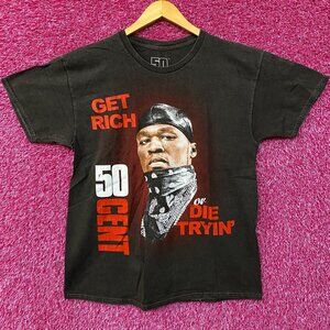 50 Cent Get Rich or Die Tryin T-Shirt Medium